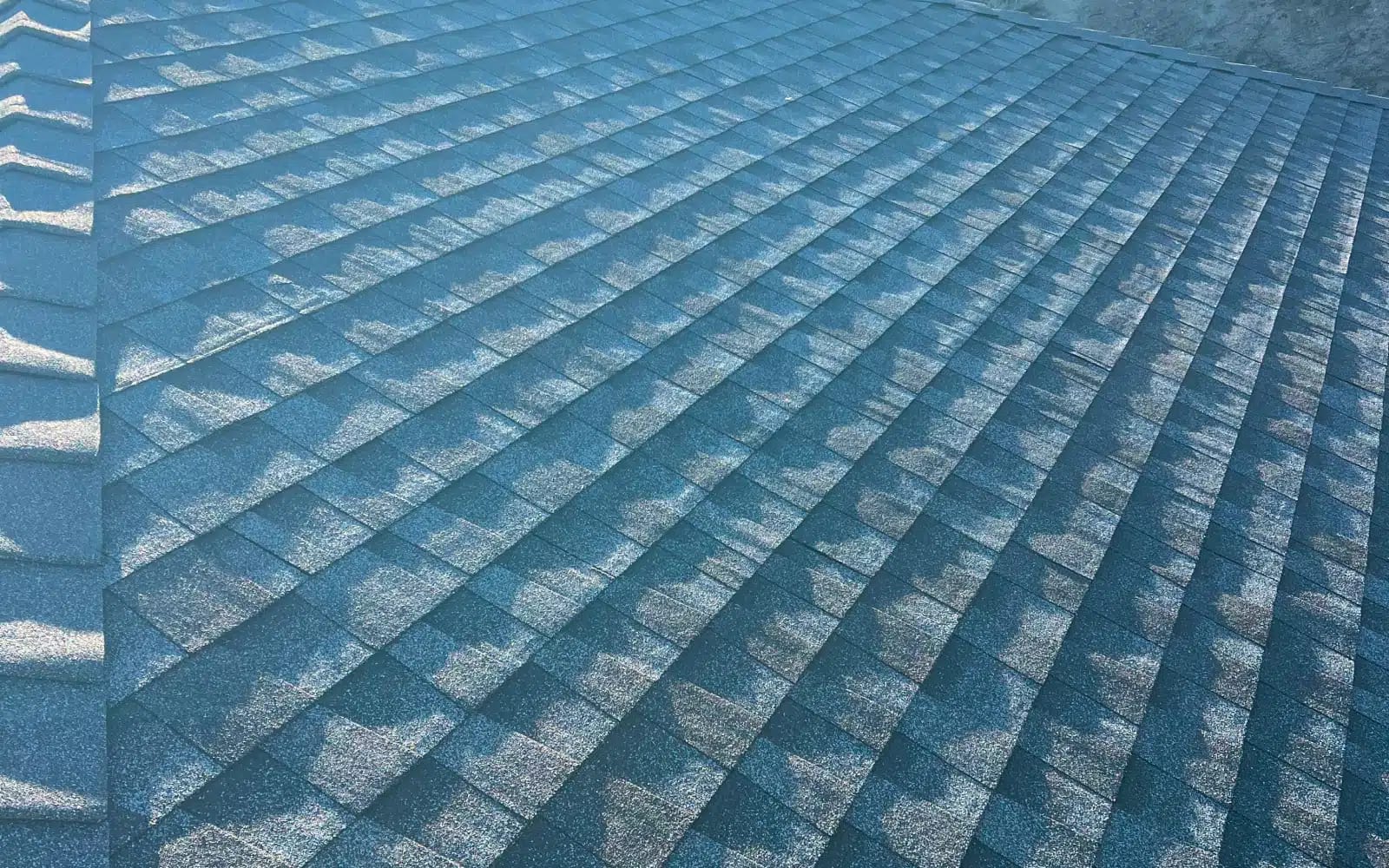 GAF cool roof asphalt shingles installed in San Carlos, San Diego, CA after full roof replacement