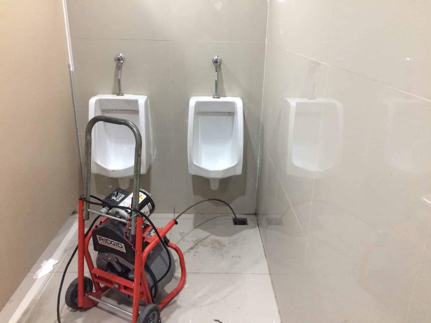 Snaking drain san marcos Urinals with high pressure drain snake to clear a clog