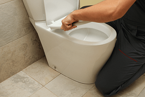 7 Ways How To Fix A Leaking Toilet Reinstall toilet to bathroom floow